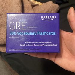 Study GRE Flash Cards