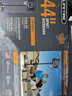 Portable basketball Hoop Adjustable Height