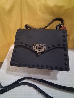 Jelly PVC Cross Body Bag With Strap & Latch 