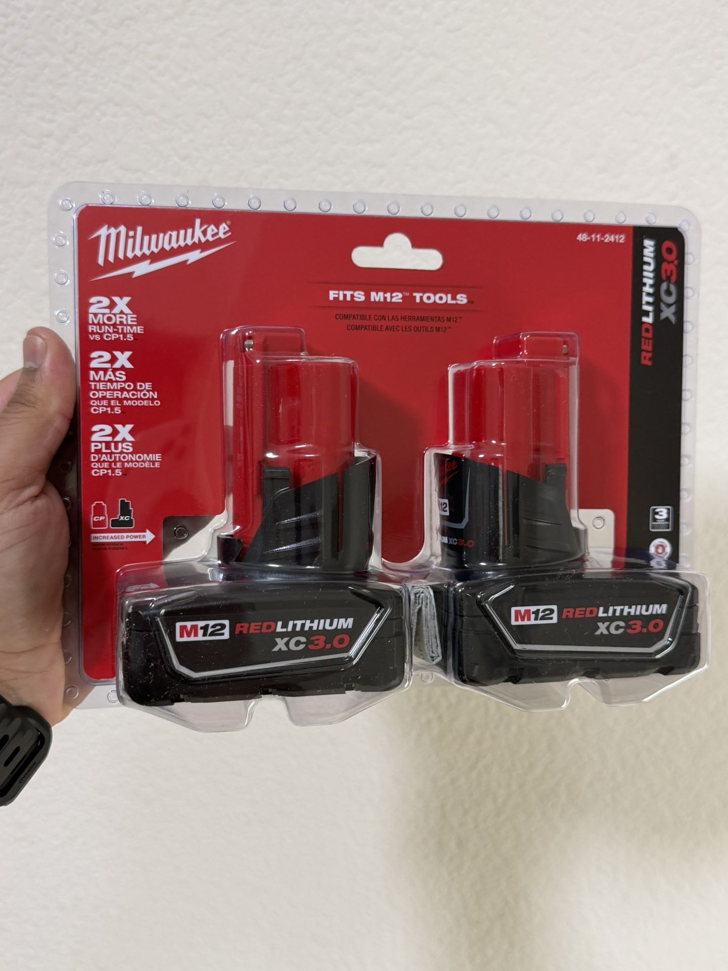 Milwaukee M12 12 Volt Battery Pack 3.0Ah