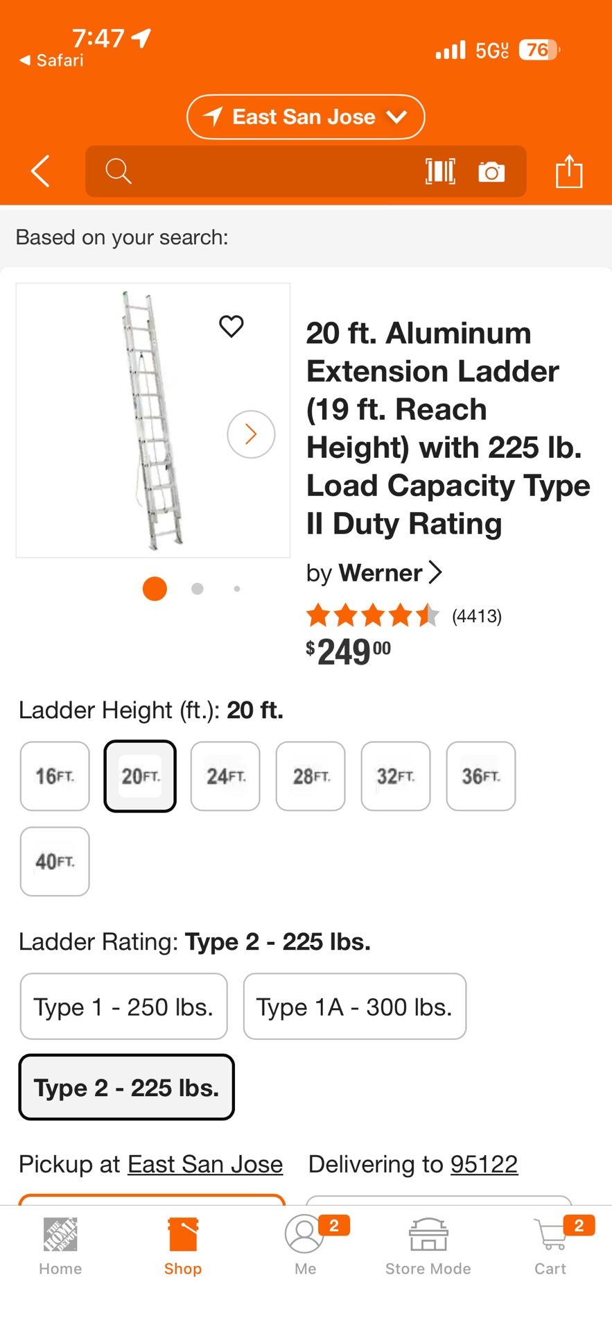 20 Ft Ladder