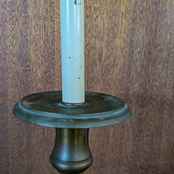 Vintage Brass Floor Lamp – Dual Pull Chains – Works Great
