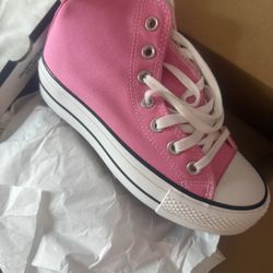 Platform Pink Converse 