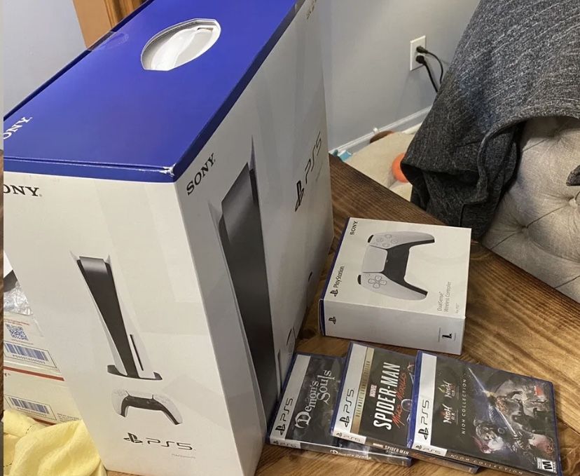 π₯ PS5 Console Disc Version 3 Games + 1 Controller Bundle Brand new π₯