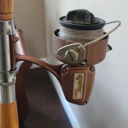Vintage Fishing Garcia Spinning Combo GK12 Reel Kingfisher 2358 Rod