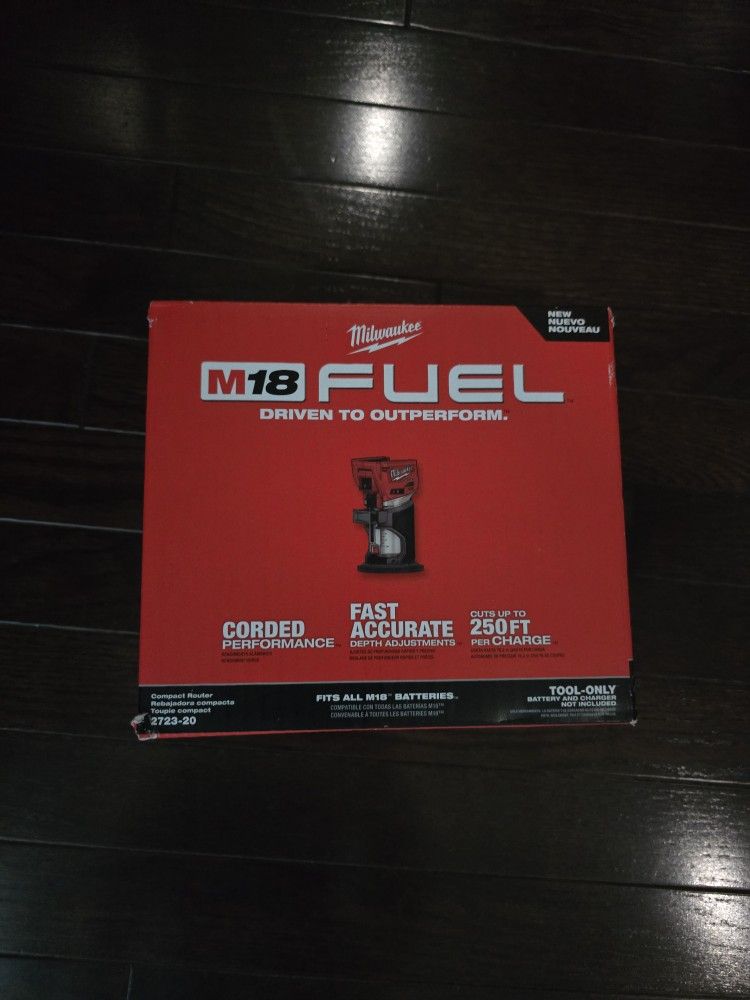 Milwaukee
M18 FUEL 18V Lithium-Ion Brushless Cordless Compact Router (Tool-Only)