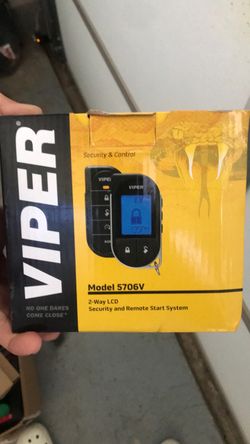 Viper Alarm remote start lcd keyless entry