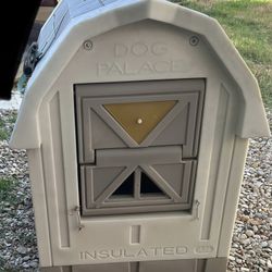 Dog Palace Insulated House Grey - For Small Dog 
