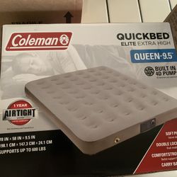 New Coleman Queen Size Air Mattress 