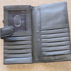 Wallet Card Cash And Coin NEW Real Leather 