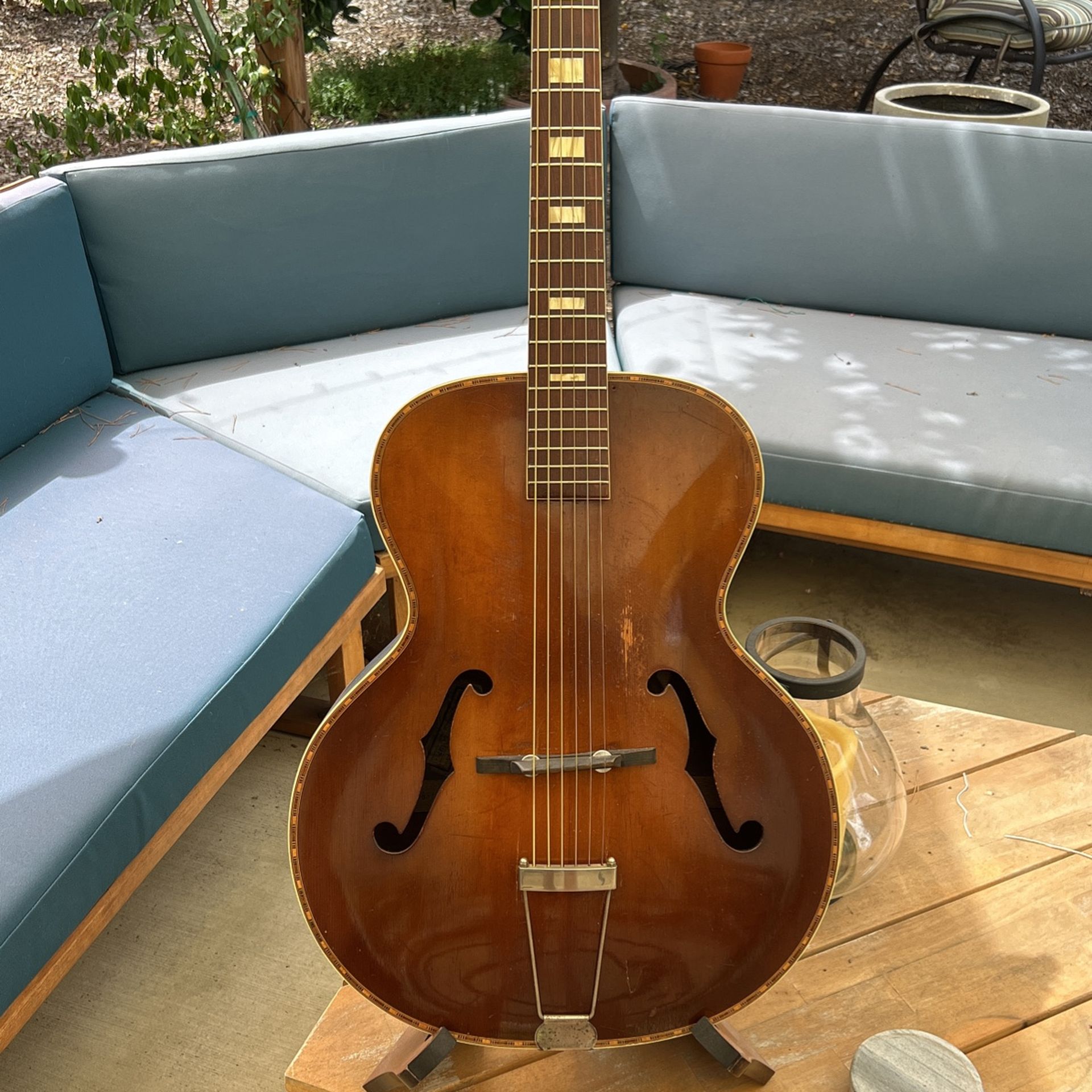 1935 SS Stewart Harmony Archtop Guitar