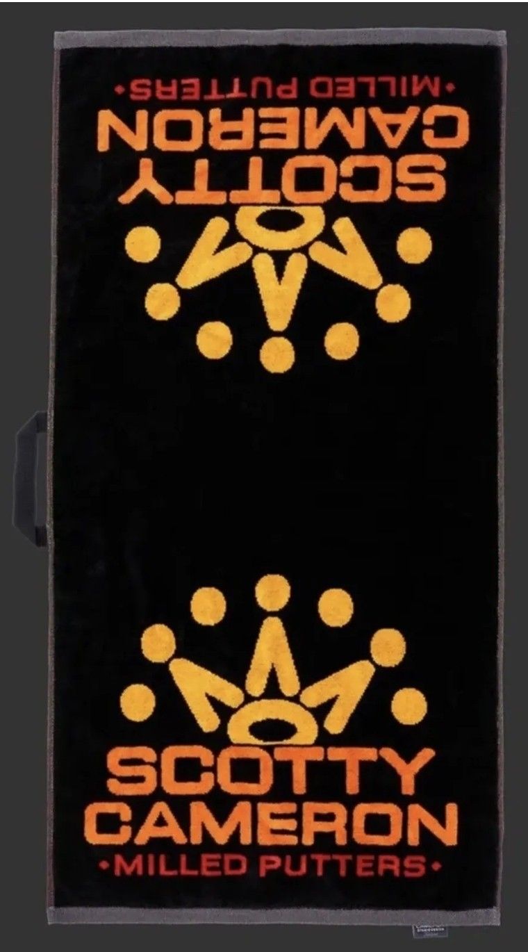 Scotty Cameron Faded Stack Orange & Black Towel Halloween 2023