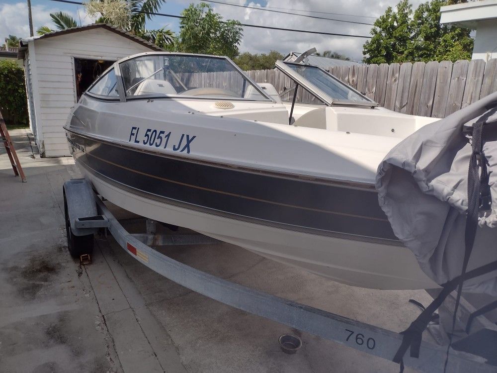 Bayliner 17 Feet Boat And Trailer