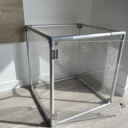 Clearly Loved Pets Modern Acrylic Dog Enclosure Dog Pen 25x25 Dog Cage