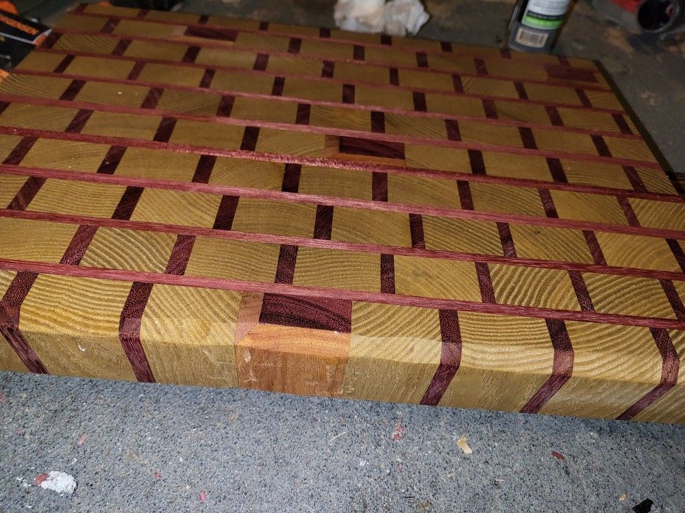 Homemade Missing Brick Cutting Board