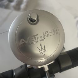 AVET Conventional Reel and Daiwa Rod with Braid
