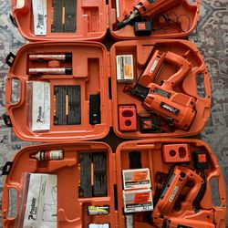 3 Paslode Impulse Nailers And Accessories