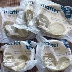 Compostable plates and bowls