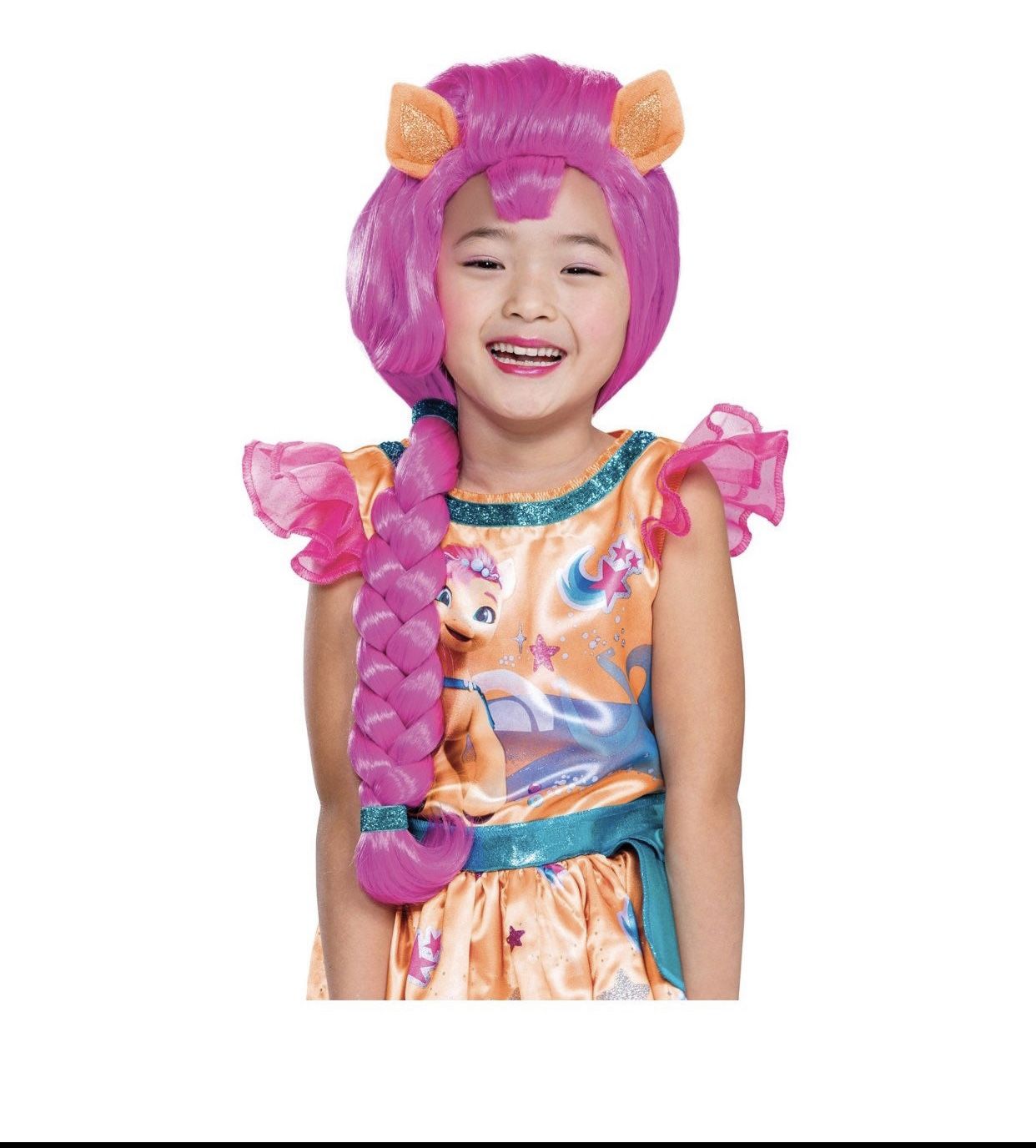 Wig pink color