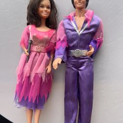 Vintage  1976 Donny And Marie Dolls. 
