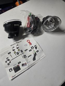 CFWJ-0077-C Fog Light Kit – Universal – New – Lamps + Harness