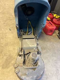 Global Industrial walk-behind auto floor scrubber