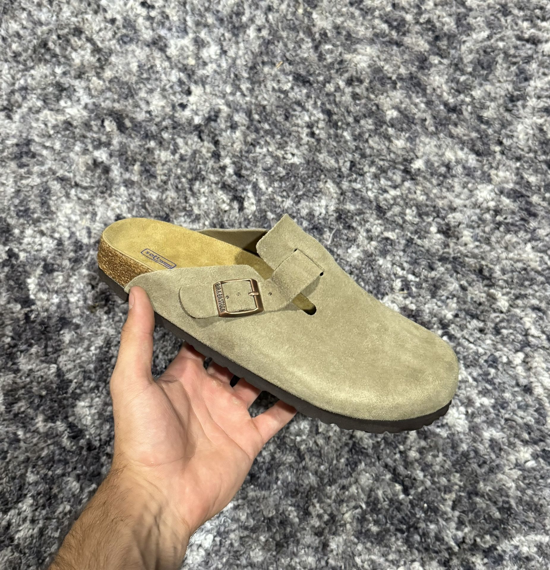 Birkenstock Boston Clog “Taupe” Size 38 & 40