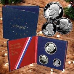 Set 1976 S. Coin USA. Christmas Present 