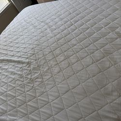 King Size Bed & Frame – Like New – $350