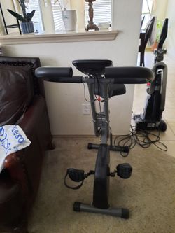 Stationary bike.