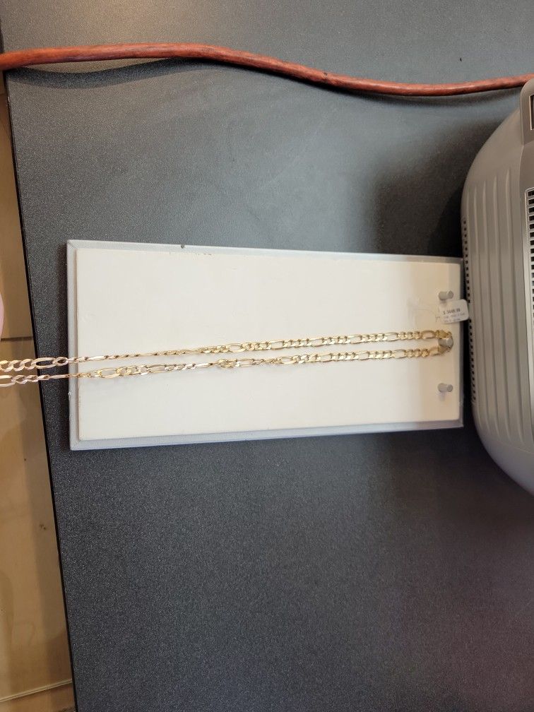 24' 14k Figaro Chain