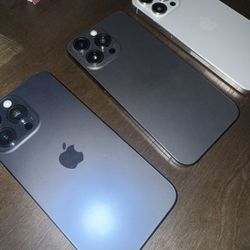 (5) iPhone 15 Pro Factory Unlocked Excellent Condition!!!