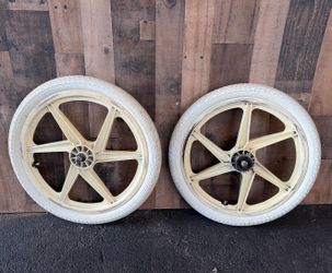 Old School 1980s GT Performer Japan OGK BMX Wheels As Is