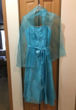 Evening gown with shawl size 2X