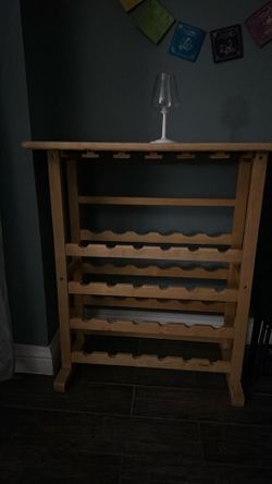 Wine rock with Glass rack