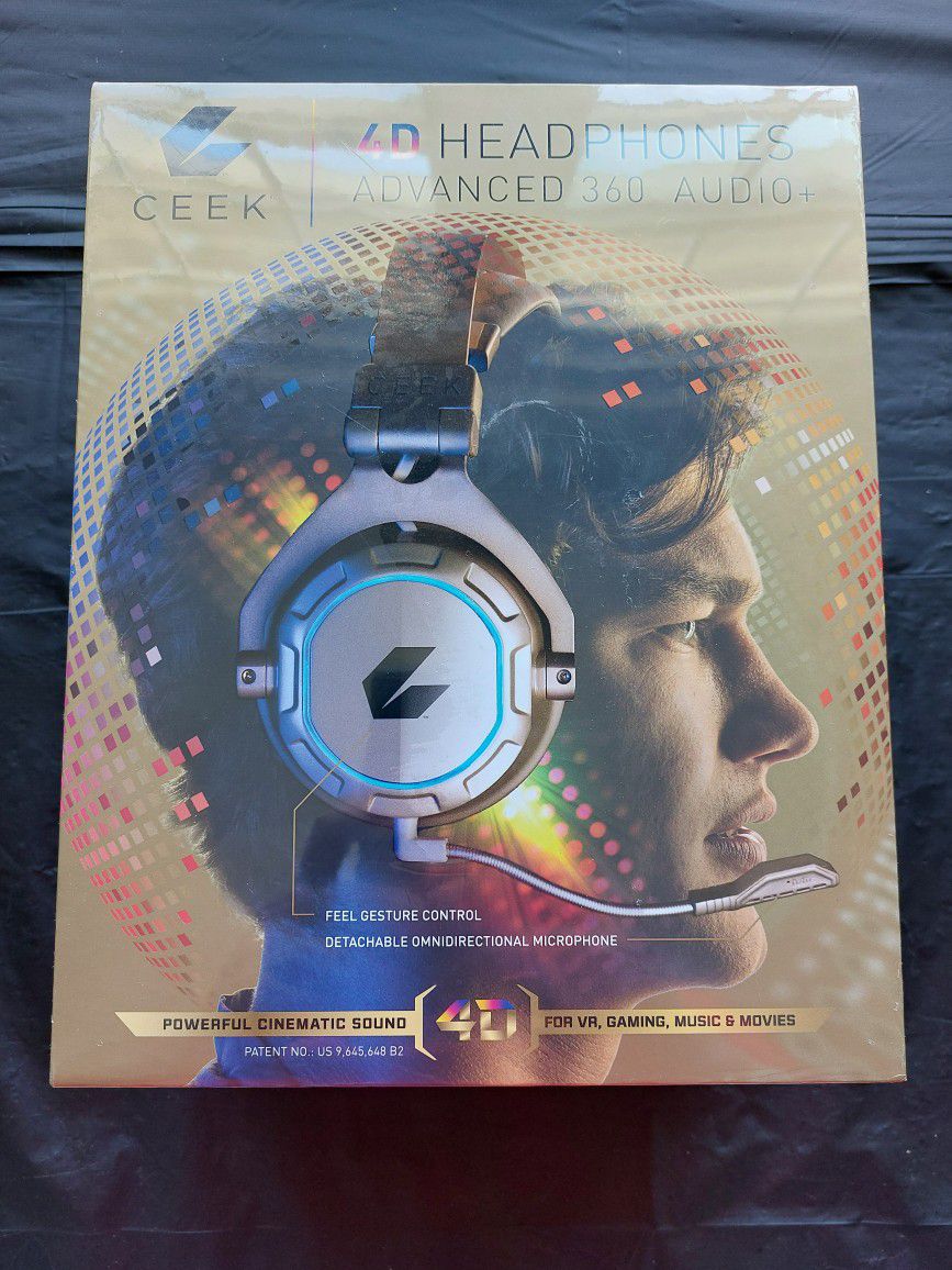 Ceek 4D Headphones (VR, Gaming, Music, & Movies)