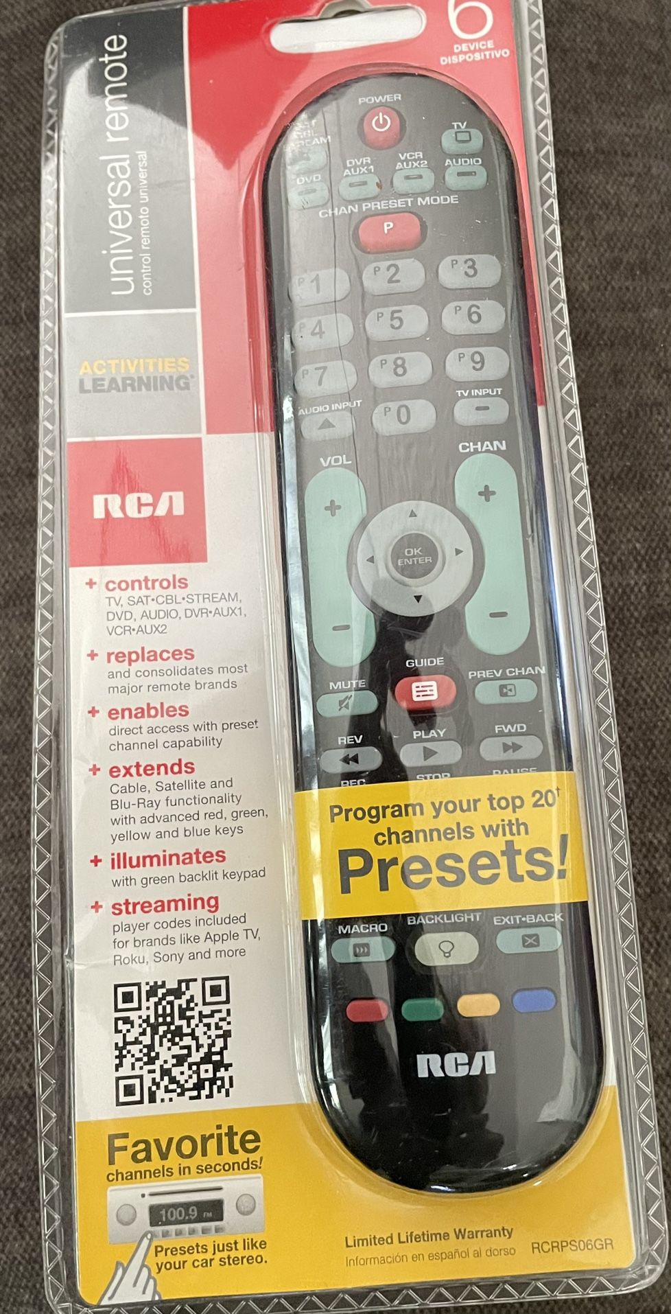 RCA Universal Remote