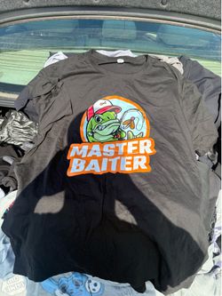 Master Baiter Funny Dad T-Shirt Fisherman Shirt