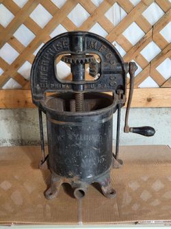 Enterprise No.35 Cast Iron Lard/Fruit Press & Sausage Stuffer – Philadelphia USA