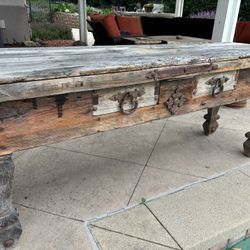 Old Mexican Wood Table