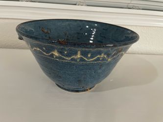 Blue Classy pottery Colander