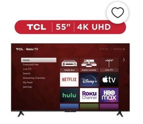 TCL 55” Smart Roku TV