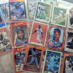 Bo Jackson Baseball And Football Cards Excellent Condition