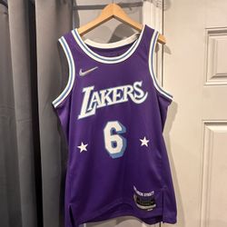 LeBron James Lakers 2021 City Connect Jersey Size M