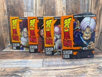 Dragon Ball Z Digitally Remastered Seasons 1 - 4 Complete Disc Sets Funimation