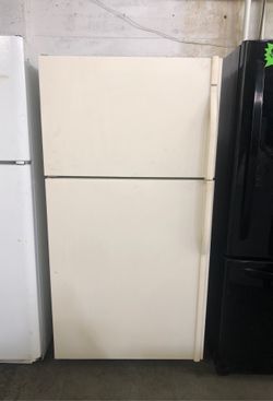 Beige refrigerator