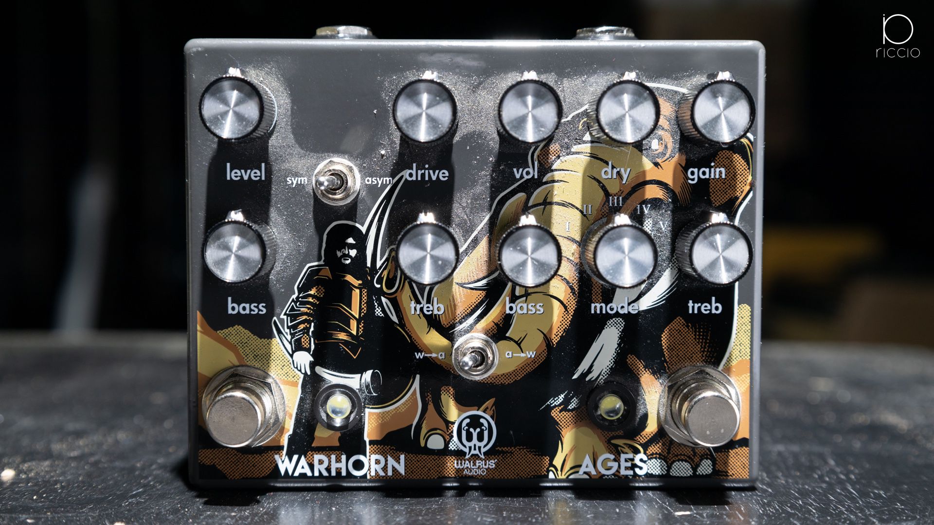 Walrus Audio Warhorn / Ages | 'The Pedal Movie' exclusive | limited edition dual overdrive pedal