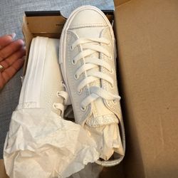 Leather Converse