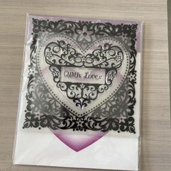 Clear Stamp With Matching Embossing Folder