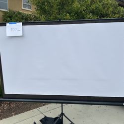 Portable projection screen
